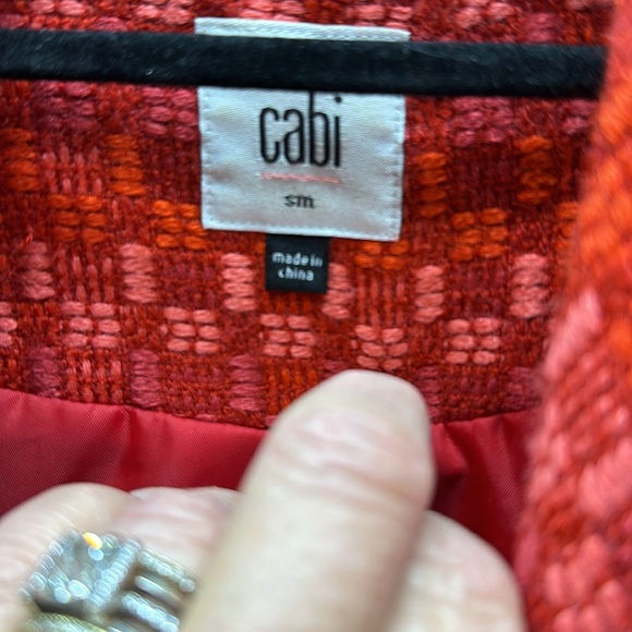 Cabi Scarlet Sloan Tweed Peacoat - Picture 3 of 7